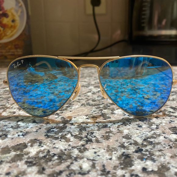 Blue Rayban Aviators